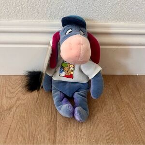 Vintage Disney Store Collection - Paris Eeyore, Mini Bean Bag Plush Toy‎